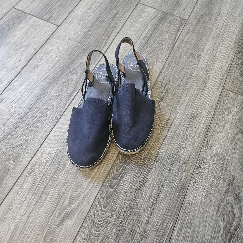 Navy Blue Espadrille Shoes